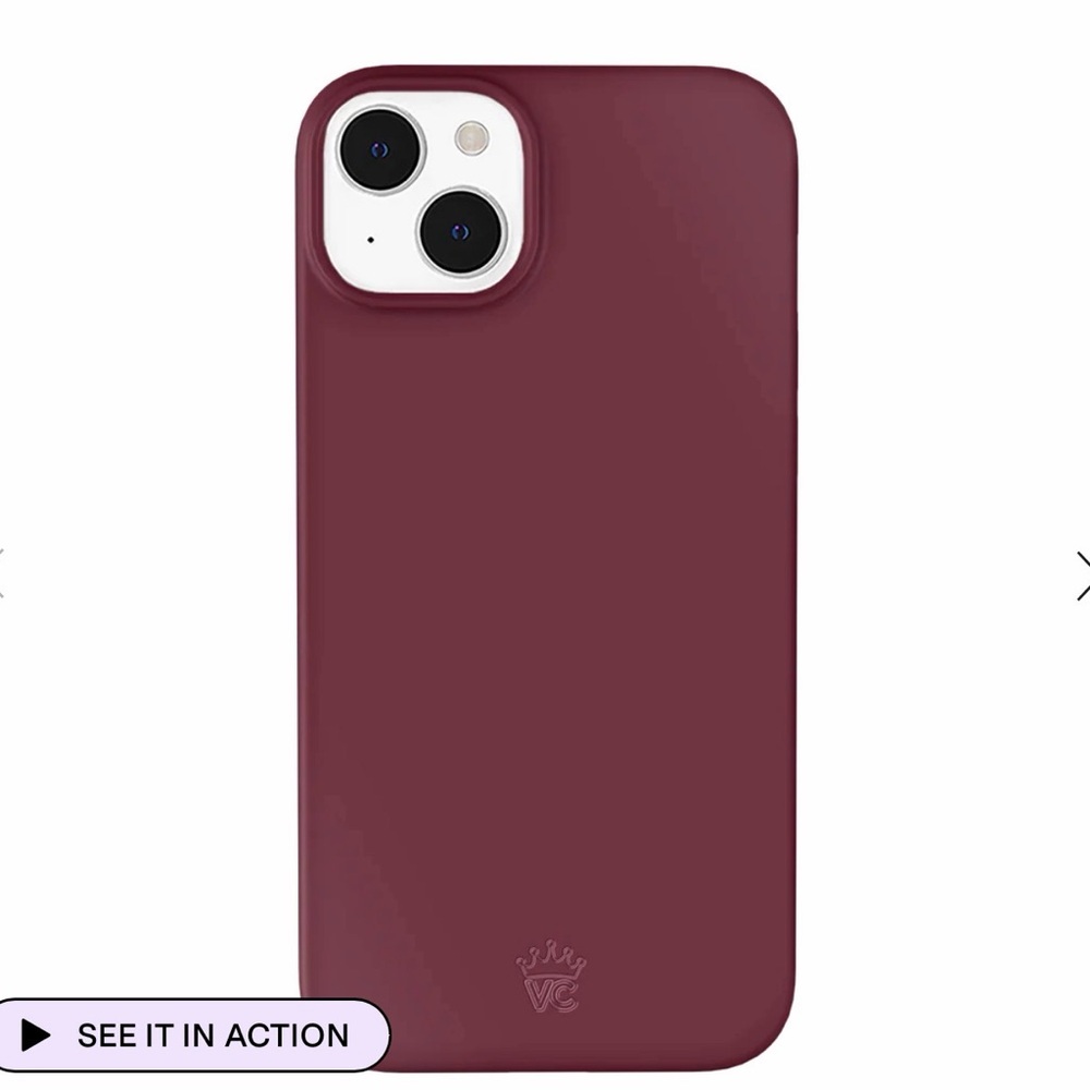 Velvet Caviar Burgundy 1990 iPhone 14 Case